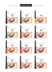 12 Colors Matte Liquid Eyeliner Pencil Waterproof Long Lasting Quick Dry Soft Sexy Charming Makeup Pen Tool TSLM2