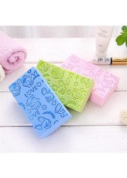 Cartoon Body Scrub Exfoliating Cleaning Sponge Wash Brush Body Cleanser Dead Skin Remover Bath Tool