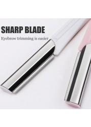 1pc Multicolor Eyebrow Trimmer Hair Remover Razors Face Shaver Sharp Portable Woman Safety Makeup Cosmetics Tool