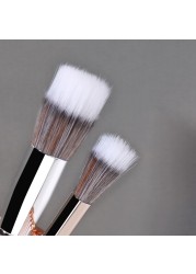 1/2pcs stipbling makeup brushes double layer blush brush natural cosmetic blush highlight bronzer contour powder blending tool