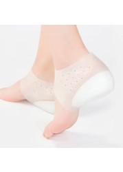 1 Pair Unisex Invisible Height Lift Increase Silicone Foot Socks Insoles Foot Skin Care Tools Women Men Height Lift Insole