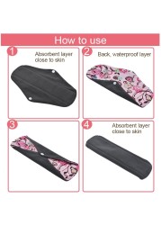 Reusable menstrual pads for menstrual pads feminine panties washable sanitary napkin feminine hygiene daily towels personal hygiene