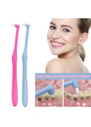 2Pcs L Shape Push Pull Interdental Brush Orthodontic Toothpick Teeth Whitening Tooth Pick Toothbrush Oral Hygiene