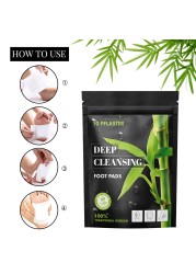 Detox Foot Patches for Stress Relief Deep Sleep Herbal Detox Natural Clean Body Detox Cleansing Herbal Adhesive Health Pads