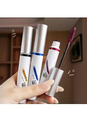 4 Color Thick Mascara Curling Lengthening Eye Lashe Waterproof Long Lasting Blue Pink Brown Quick Dry Mascara Eyes Makeup TSLM1