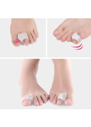 2pcs Toe Separator Insoles Ring Separation Hallux Valgus Correction Pad Foot Care Orthotic Foot Toe Valgus Correct