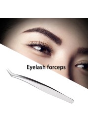 1pc Eyelash Extension Tweezers Precision Tweezers For Lashes Chameleon Stainless Steel Clip Accessories Makeup Tools