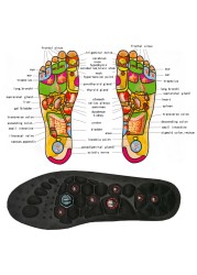 Magnetic Acupressure Massage Insoles For Foot Reflexology Pain Relief Health Massager Arch Support Shoe Soles Insert