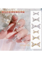 3 Different Size Butterfly Zircon Nail Decoration Flat Rhinestone Crystal Diamond Gemstone 3D Glitter Luxury Nails Decoration