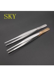 Stainless Steel Forceps Straight Head Elbow Accessories Forceps Tissue Forceps With And Without Hook With And Without Teeth