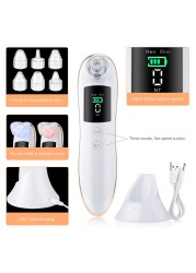 Blackhead Remover Vacuum Acne Pimple Removal With Charging Device Black Spot Electric Suction Facial Pore Cleaning Tool