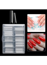 XXL Extra Long Square False Nail Tips C Curved Straight Nails Manicure Acrylic Fake Nails Art Decoration Tools Acrylic Nails