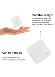 White USB Rechargeable Timer Shut Off Sleep Sound Machine For Sleep Relaxing Child Adult Child Care Desk