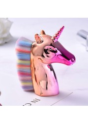 Nail Art Dust Brush for Unicorn Manicure Makeup Brush Brushes Fashion Gel Nail Decorations Nail Tools Material