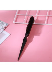 Boar Bristle Comb 1pcs Professional Hair Brushes Comb Teasing Back Combing Fine Line Hair Brush Styling Tools Wholesale