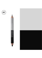 Double-ended Glitter Eyeliner Pen Highlighter Eyeshadow Waterproof Eyeliner Pencil Lasting Sweatproof Eyes Makeup Tools