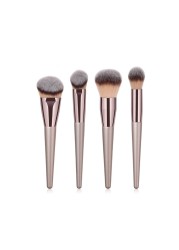 Hot Champagne Makeup Brushes Set for Cosmetics Foundation Powder Blush Eyeshadow Kabuki Blending Face Beauty Makeup Tool