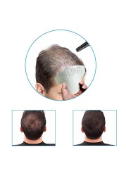 Pro Hair Line Enhancement Clear Card Male Beard Fiber Lath Spray Board Salon Hairdressing Hair Styling Tool