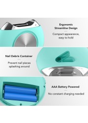 Electric Manicure Machine Nail Clipper Safe Nail Care Automatic Nail Clippers Trimmer Finger Nail Clippers Cutter Toe Pedicure