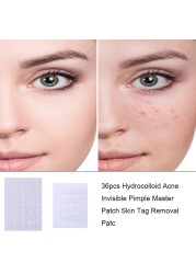 24/36pcs Invisible Hydrocolloid Acne Patch Pimple Blemish Removal Stickers Breathable Pimple Blemish Removal Sticker Face Care