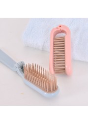 Foldable Hair Comb Portable Detangling Hair Brush Hair Brush Anti-static Head Massager Travel Combs Hair Styling Accessories