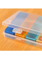 7 Days Weekly Candy Pill Case Medicine Tablet Dispenser Organizer Pill Box Splitter Pill Storage Box Organizer Container