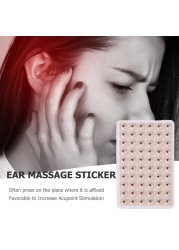 1800pcs Stickers Ears Relaxation Acupuncture Needle Ear Seed Vaccaria Ear Massage Ear Paster Press Seeds Health Care Tool