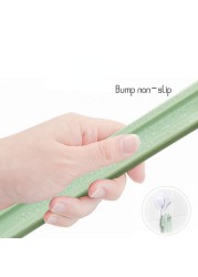 1pc Long Handle Nylon Bath Brush Soft Body Scrubber Exfoliator Shower Scrub Skin Massager Cleaning Brush Deep Cleaning Tool