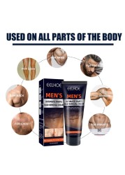 Men Hair Removal Cream Perfect for Underarm Legs Face Reduces Irritation Painless No Harmful Chemicals 60ml