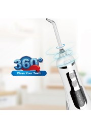 Waterpulse V500 Oral Irrigator Rechargeable Water Flossing Portable Dental Water Jet Pick Cordless Waterproof Dental Hygiene