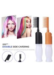 ABS Hair Coloring Comb Professional Empty Hair Dye Vial With Dispensing Applicator Brush Salon Hair Coloring Styling Tool