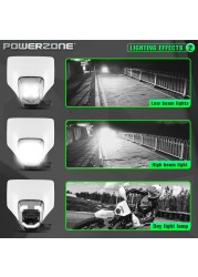 POWERZONE New Motorcycle 2021 Headlight Headlamp Head Lamp Light For Husqvarna FE250 FE350 FE450 2020 2021 2022 LED Headlight