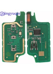 jingyuqin Remote ASK/FSK Key Board For Peugeot 207 307 308 407 607 807 For Citroen C2 C3 C4 C5 C6 CE523 CE536 7941 7946 ID46