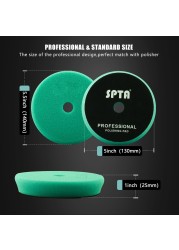 (Wholesale 2pcs and 5pcs) SPTA 3"/5"/6" Car Sponge Buffing Pad Polishing Flat Plate Polisher Removes Scratch for Polishing/Waxing