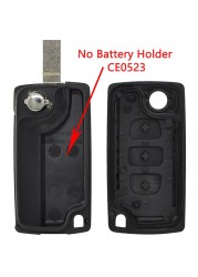 World Datong Car Remote Key for Peugeot 307 308 2009 408 407 207 2007 SW Citroen C2 C3 CE0536 433 Ask PCF7961 Replacement Samrt Key