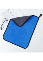 Microfiber Towel Car Windshield Accessories Car Dry Cleaning Rag Household Detailing Kitchen Towels Washing Tools Supplies