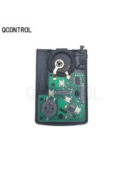 QCONTROL 4 Buttons Car Remote Smart Key for Renault Koleos Scenic 433Mhz with 7952 Chip