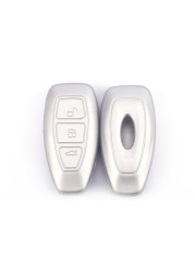 Silicone Car Key Case Cover Ford Mondeo Focus Vista Kuga C-Max S-Max MK3 Auto Replacement 3 Buttons Key Protector