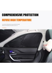 Car Window Sun Shade For Toyota RAV4 Camry Windshield Sunshade Front Rear Side Privacy Foldable Louver Blind UV Block Curtain