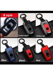 Fashion ABS Carbon Fiber Car Remote Key Case Cover for BMW 1 2 3 4 5 6 7 Series X1 X3 X4 X5 X6 F30 F34 F10 F07 F20 G30 F15 F16