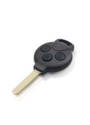 KEYYOU 3 Buttons Car Remote Key For Mercedes Benz Smart Fortwo 451 2007 2008 2009 2010 2011 2012 2013 433Mhz ID46