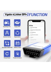 Vgate vLinker BM+ELM327 V2.2 Bluetooth 4.0 WiFi for BMW Scanner OBD 2 OBD2 Car Diagnostic Auto Tool ELM 327 ODB2 for BMW