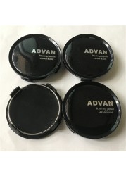 4pcs 74mm ADVAN Racing Car Wheel Center Hub Emblem Badge Cover Covers Car Styling Accessories