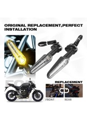 LED Turn Signal Light For Yamaha MT07 Tracer 700 XJ6 FZ6 MT09 900 MT10 Motorcycle Accessories Directional Flasher Lamp Indicator