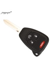 jingyuqin Car Key Shell For Chrysler Jeep Dodge 200 Aspen Sebring Compass Liberty Patriot Wrangler Avenger Durango Caliber Nitro