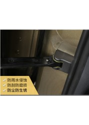 For Skoda Kodiaq Karoq 2017 2018 Plastic Interior Door Lock Protector Waterproof Trim Cover 4pcs Car Styling Accessories