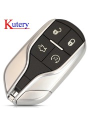 Kootri 4 Buttons Smart Card Remote Key for Maserati Prime Ghibli Sham 434MHZ With ID46 Chip