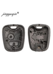 jingyuqin 20pcs For Toyota Peugeot 107 206 207 306 307 407 Citroen C1 C4 Car Key Shell Fob Replacement 2BTN Remote Case No Logo