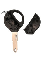 jingyuqin Remote Car Key Shell Case For Peugeot 106 206 306 Replacement Key Receiver Housing Cover With NE72 Blade