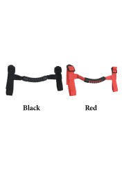 4pcs Non-slip Soft Steering Roll Bar Knob Adjustable Strap Easy to Install Car Interior Heavy Duty Practical for Jeep BJ40